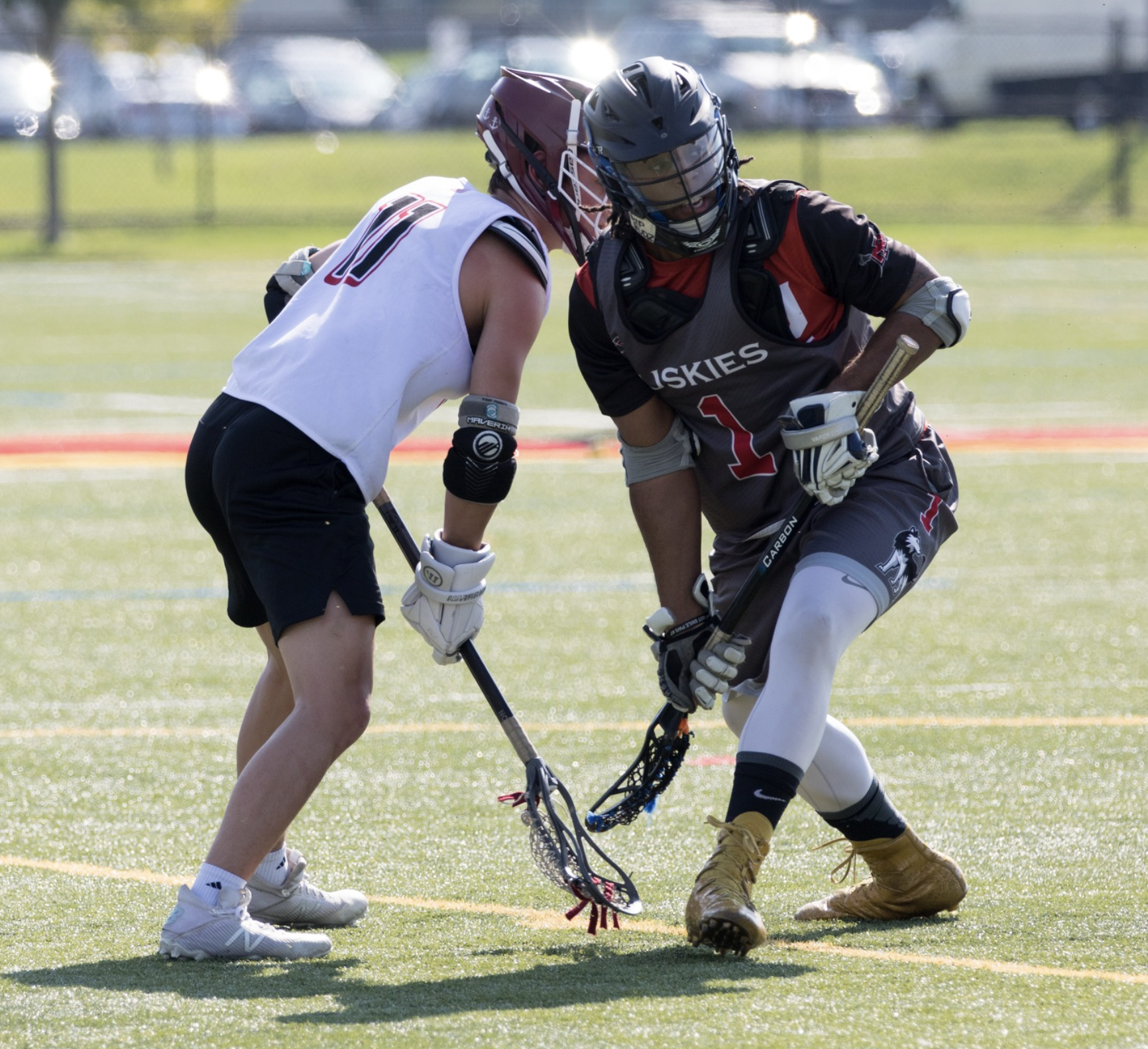 NIU Huskies Lacrosse action shot